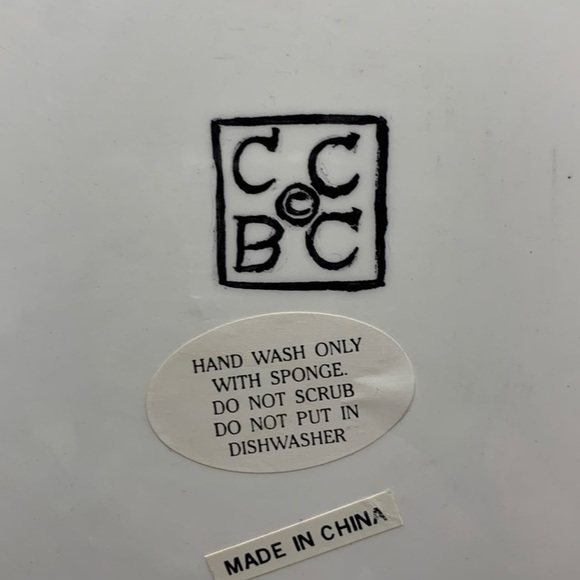 HandPainted CCBC Craft Council of Brit Columbia BIRDHOUSE FLOWERS 9" Plate - Picture 6 of 12